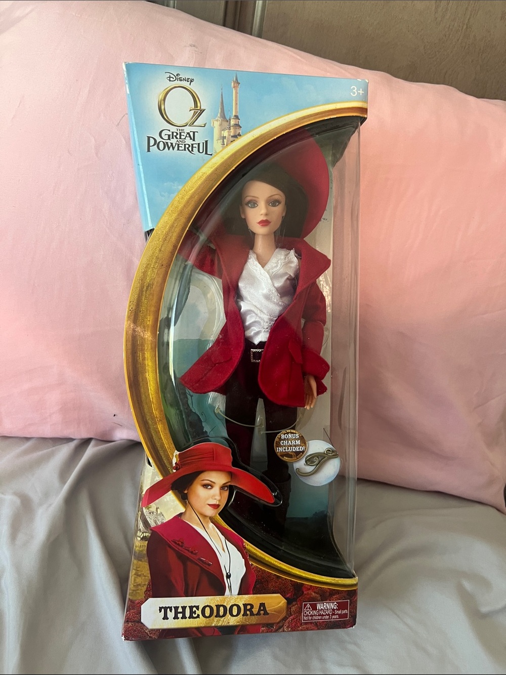 Disney Theodora Doll in Red Coat and Black Pants